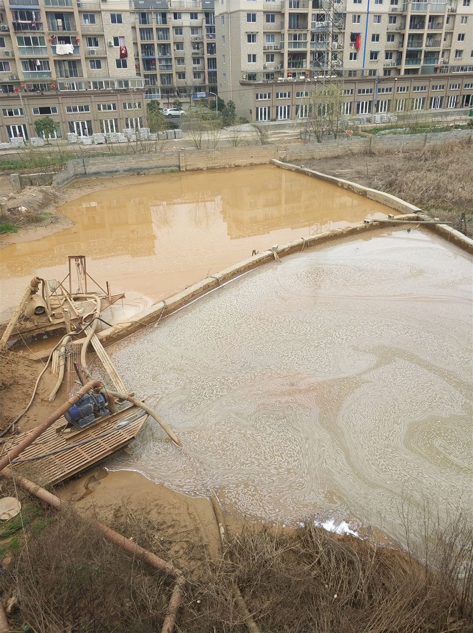岢岚沉淀池淤泥清理-厂区废水池淤泥清淤